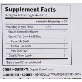 Organic India Tulsi Tea Honey Chamomile - 18 Tea Bags - Case Of 6