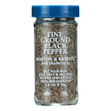 Morton And Bassett Seasoning - Pepper - Fine Ground - Black - 2 Oz - Case Of 3