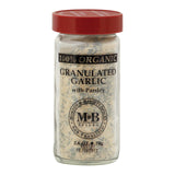 Morton And Bassett Garlic Granulated - Garlic - Case Of 3 - 2.6 Oz.