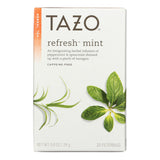 Tazo Tea Herbal Tea - Refreshing Mint - Case Of 6 - 20 Bag