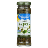 Mediterranean Organic Capers - Organic - Wild - Non-pareil - 3.5 Oz - Case Of 24