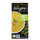 Imagine Foods Creamy Sweet Pea Soup - Organic - Case Of 12 - 32 Oz.