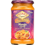 Pataks Simmer Sauce - Mango Curry - Mild - 15 Oz - Case Of 6