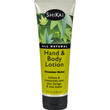 Shikai All Natural Hand And Body Lotion Cucumber Melon - 8 Fl Oz