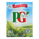 Pg Tips Black Tea - Pyramid - Case Of 12 - 80 Bags