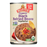 Bearitos Organic Refried Beans - Black Bean - Case Of 12 - 16 Oz.