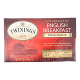 Twining's Tea Breakfast Tea - English, Decaffeinated - Case Of 6 - 20 Bags