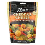 Reese Premium Croutons - Cheddar Cheese - Case Of 12 - 6 Oz.