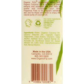 Organic Fiji Nourishing Lotion Fragrance Free - 12 Fl Oz