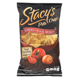 Stacy's Pita Chips Garden Veggie Medley Pita Chips - Veggie - Case Of 12 - 7.33 Oz.