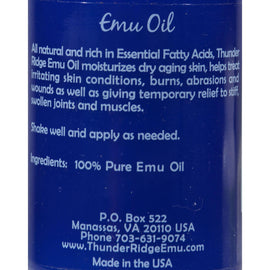 Thunder Ridge Emu Oil - 4 Fl Oz