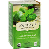 Numi Organic Tea Moroccan Mint - 18 Tea Bags - Case Of 6