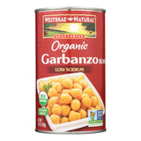 Westbrae Foods Organic Garbanzo Beans - Case Of 12 - 25 Oz.