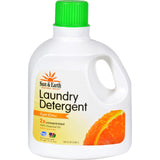 Sun And Earth Natural Laundry Detergent - Light Citrus - Case Of 4 - 100 Oz