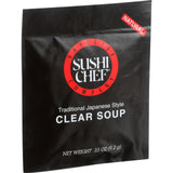 Sushi Chef Soup Mix - Clear - Traditional Japanese Stye - .33 Oz - Case Of 12