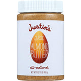 Justins Nut Butter Almond Butter - Classic -jar - 16 Oz - Case Of 6