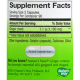 Nature's Way Ginger Root - 180 Capsules