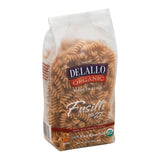 Delallo Organic Whole Wheat Fusilli Pasta - Case Of 16 - 1 Lb.