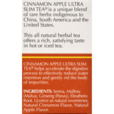 Hobe Labs Ultra Slim Tea Cinnamon Apple - 24 Tea Bags