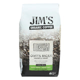 Jim's Organic Coffee - Whole Bean - Costa Rican - Case Of 6 - 12 Oz.