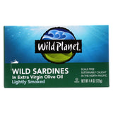 Wild Planet Wild Sardines In Extra Virgin Olive Oil - Case Of 12 - 4.375 Oz.