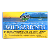 Wild Planet Sardines In Oil - Lemon - Case Of 12 - 4.375 Oz.