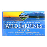 Wild Planet Wild Sardines In Spring Water - Case Of 12 - 4.375 Oz.