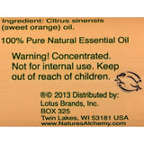 Nature's Alchemy 100% Pure Essential Oil Orange - 0.5 Fl Oz