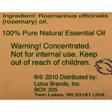 Nature's Alchemy 100% Pure Essential Oil Rosemary - 0.5 Fl Oz