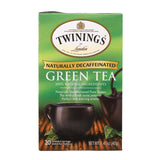 Twining's Tea Green Tea - Decaffeinated - Case Of 6 - 20 Bags