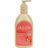 Jason Pure Natural Hand Soap Invigorating Rosewater - 16 Fl Oz