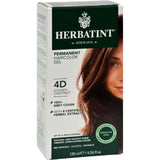 Herbatint Permanent Herbal Haircolour Gel 4d Golden Chestnut - 135 Ml