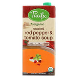 Pacific Natural Foods Red Pepper And Tomato Soup - Roasted - Case Of 12 - 32 Fl Oz.