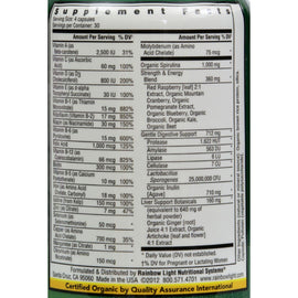 Rainbow Light Certified Organics Prenatal Multivitamin - 120 Vegetarian Capsules