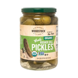 Woodstock Organic Pickles - Kosher Dill - Whole - Case Of 6 - 24 Oz.