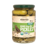 Woodstock Organic Pickles - Kosher Dill - Baby - Case Of 6 - 24 Oz.