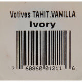 Aloha Bay Votive Candle - Tahitian Vanilla - Case Of 12 - 2 Oz
