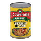 La Preferida Organic Authentic Refried Beans - Case Of 12 - 15 Oz
