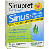 Sinupret Plus For Adults - 25 Tablets