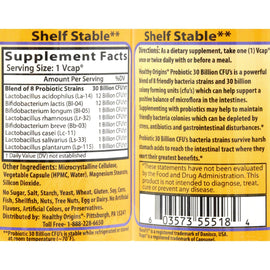 Healthy Origins Probiotic 30 Billion Cfu - 150 Vcaps