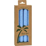 Aloha Bay Palm Tapers Light Blue Candles - Unscented - 4 Pack