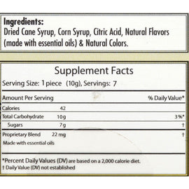 Three Lollies Preggie Pops Peppermint Spearmint Lavender Ginger Sour Lemon Sour Tangerine Sour Raspberry - 7 Pieces