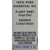 Aura Cacia Organic Grapefruit - .25 Oz