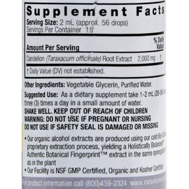 Nature's Answer Af Dandelion Root - 1 Fl Oz