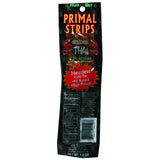 Primal Strips Vegan Jerky - Meatless - Seitan - Thai Peanut - 1 Oz - Case Of 24