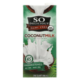 So Delicious Coconut Milk Beverage - Unsweetened - Case Of 12 - 32 Fl Oz.