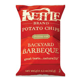 Kettle Brand Potato Chips - Backyard Barbeque - Case Of 12 - 8.5 Oz.