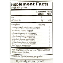 Kroeger Herb Candida Liver Care - 100 Vegetarian Capsules