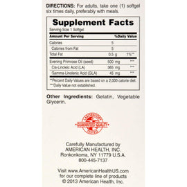 American Health Royal Brittany Evening Primrose Oil 100+100 Softgels