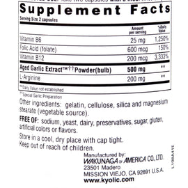 Kyolic Aged Garlic Extract Total Heart Health Formula 108 - 100 Capsules